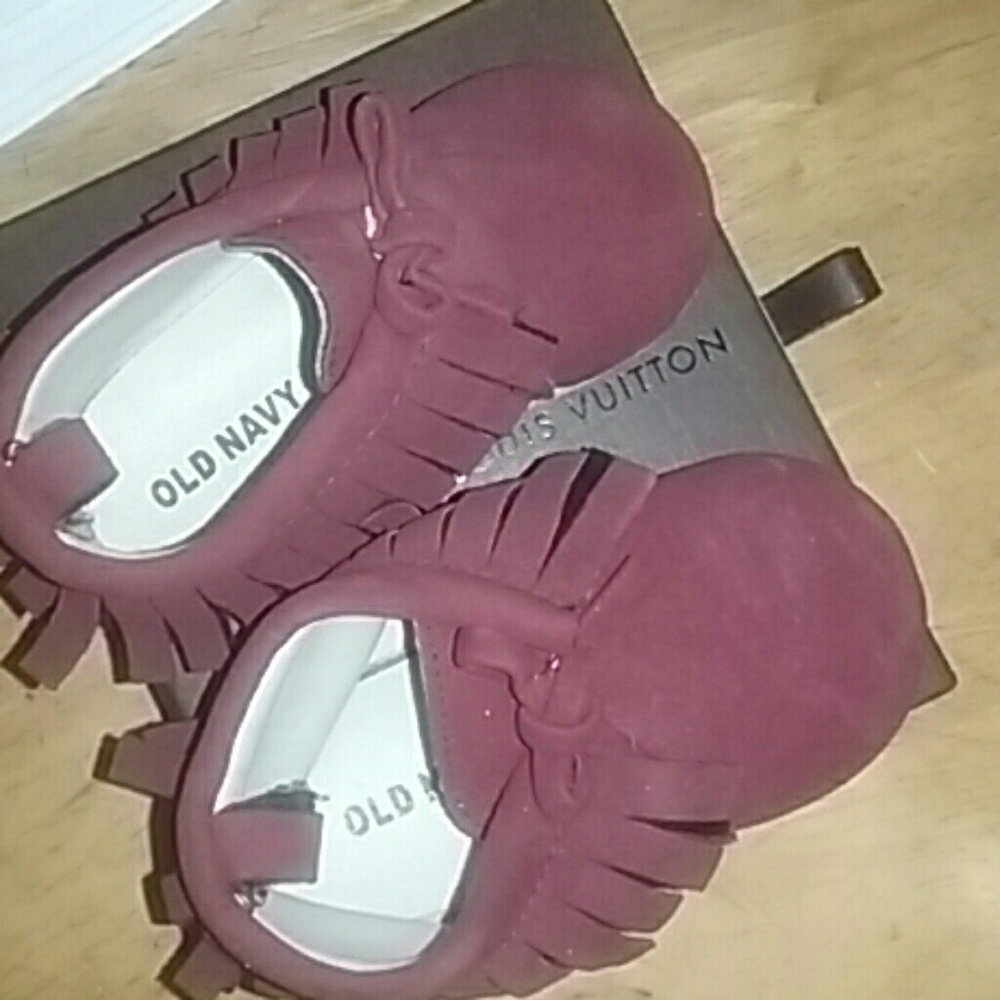 Burgundy moccasin